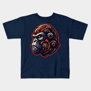 The face of Mecha Kong Kids T-Shirt